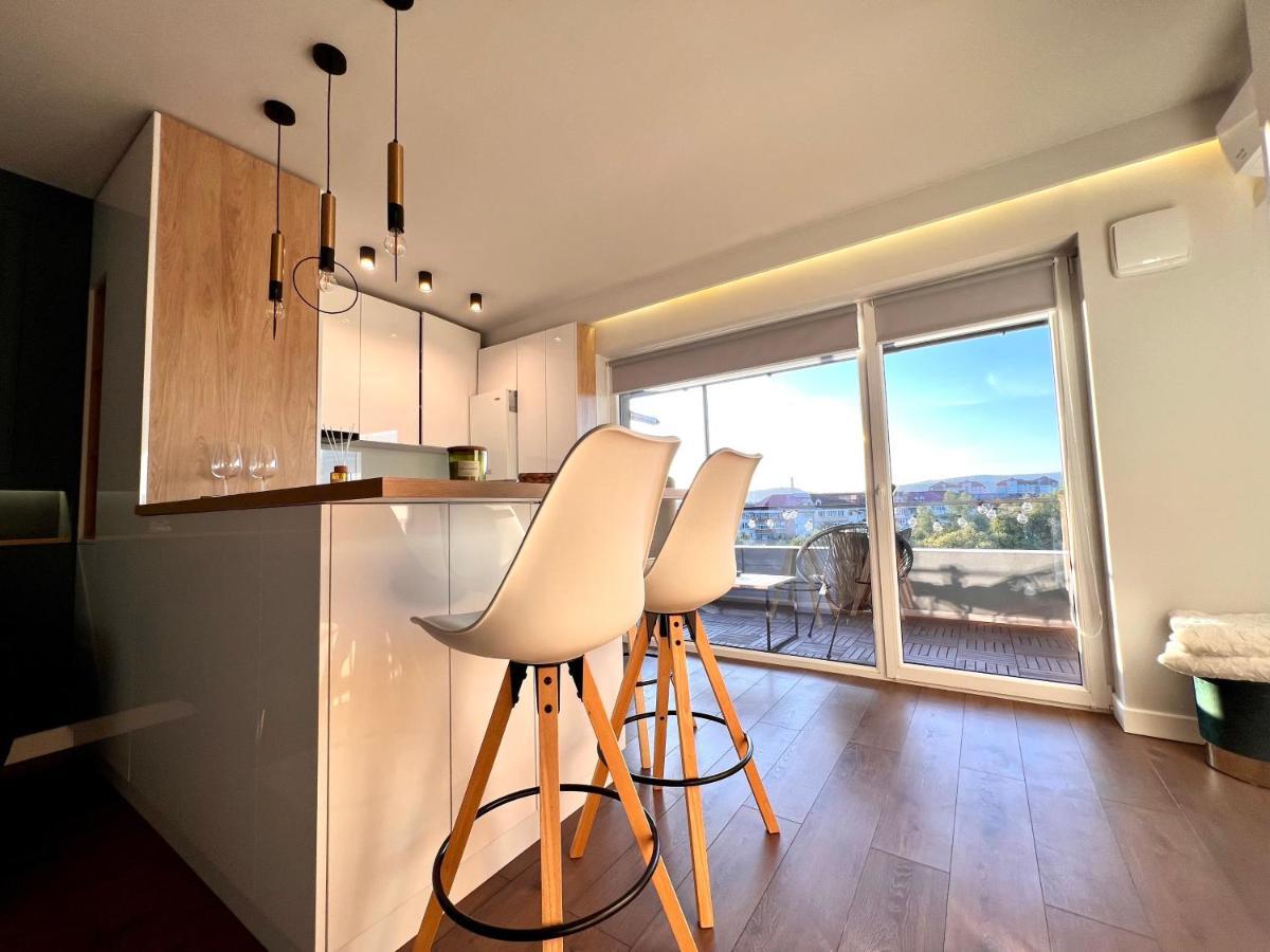 Ghinda Nest Apartment Bistriţa Exterior foto